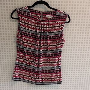 Calvin Klein Women's Multicolor Striped Blouse